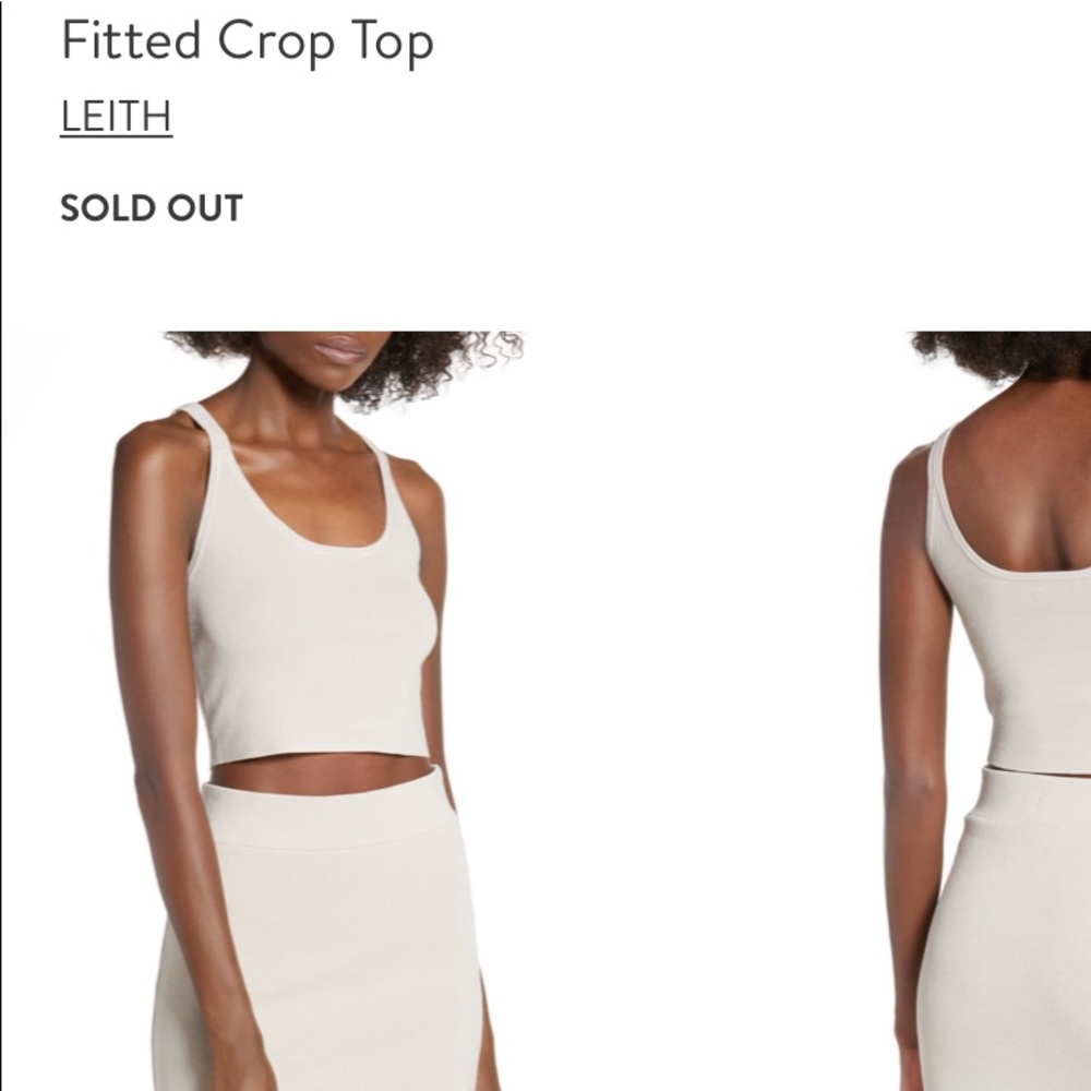 Leith Fitted Crop Top and Bodycon Skirt